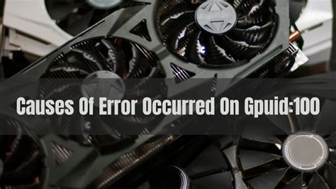You can install or repair the component <b>on </b>the local computer. . Error occurred on gpuid 100
